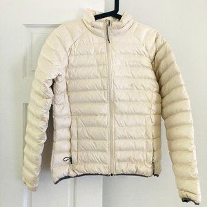 Only Worn ONCE! Solstice White Down Puffer Ski Jacket